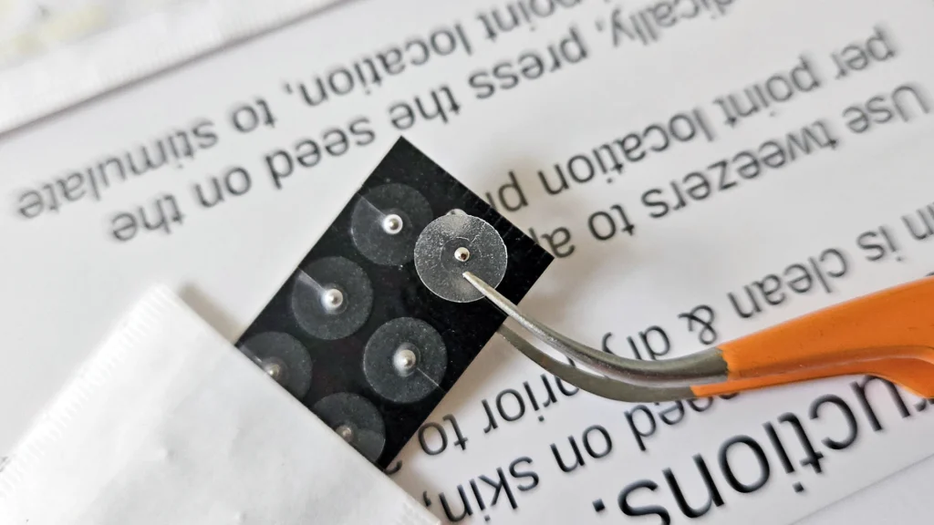 Acupressure Seed Closeup Tweezers